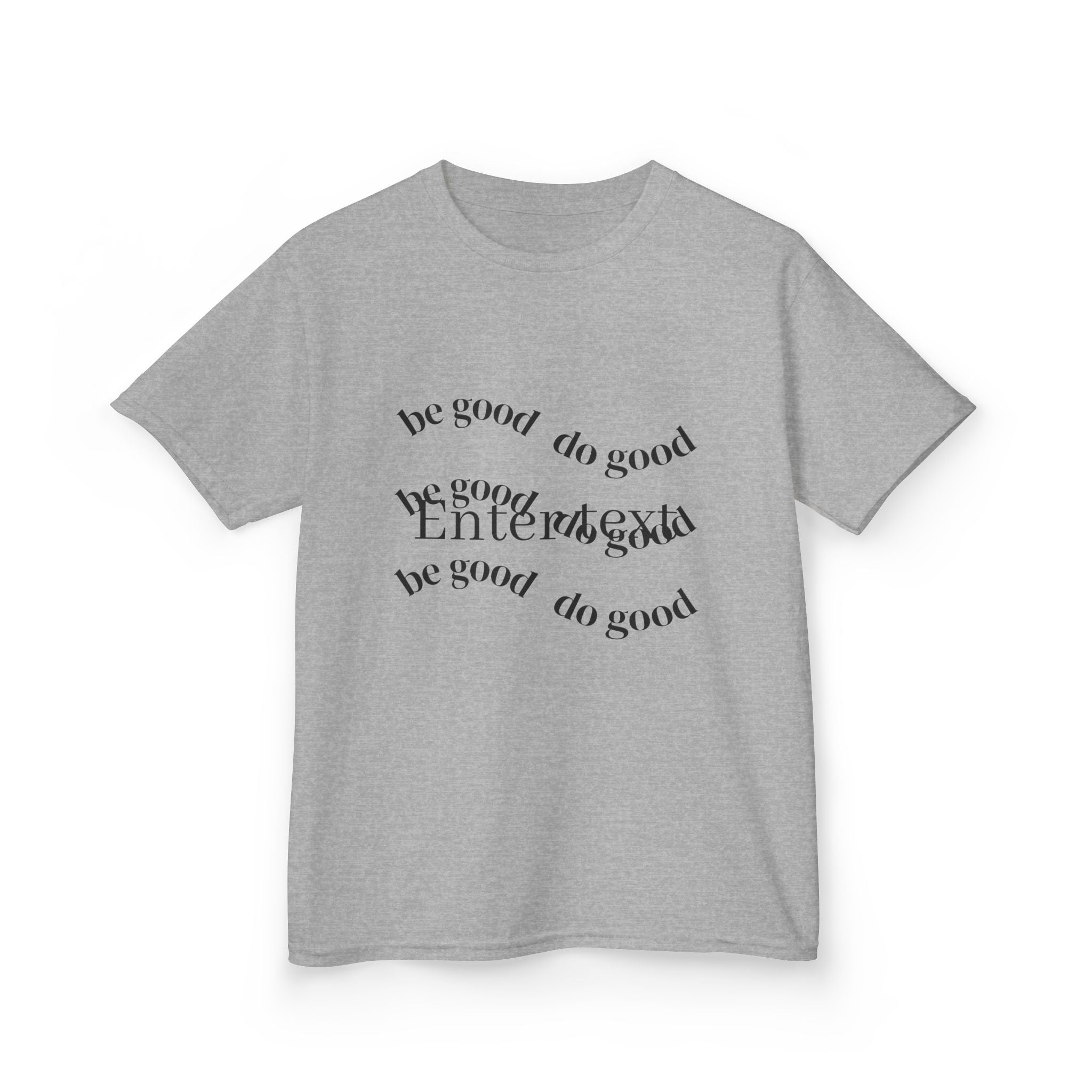 Kids Tee — 'Do Good' Positive Message Graphic