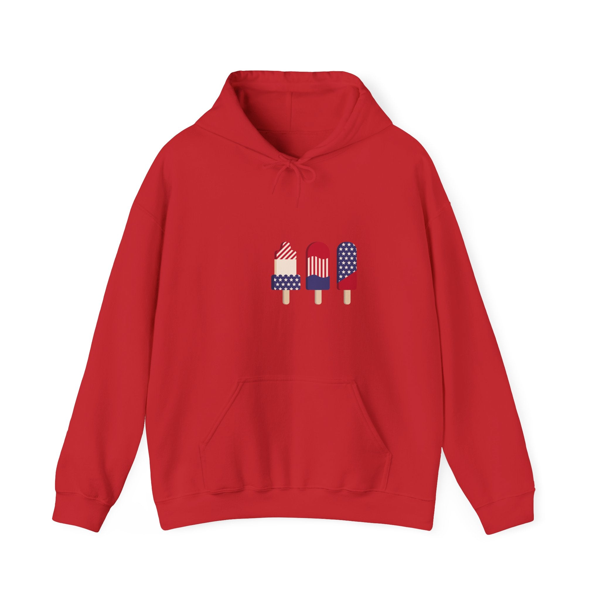 American Flag Popsicle Hoodie – 4th of July Patriotic Sweatshirt